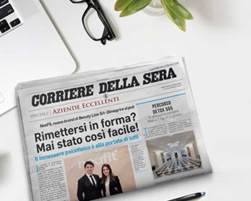 Corriere della Sera parla di Neafit
